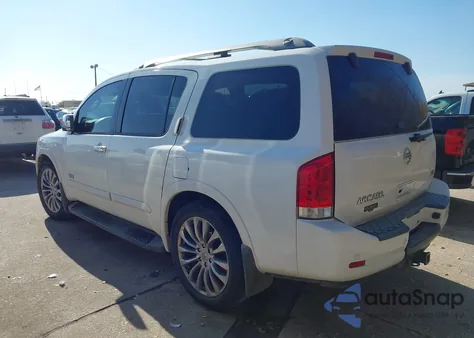 2008 Nissan Armada Le из США, поврежденный, VIN 5N1BA08D58N604957